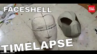 Timelapse - Spider-Man Faceshell (2014 DIY Cosplay)