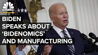 President Biden delivers remarks on 'Bidenomics' and U.S. manufacturing — 07/28/23