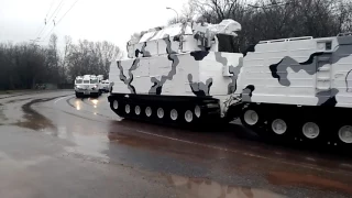 ( 7  ) Проход военной техники для репетиции парада 9 мая 2017 ул. Нижние Мнёвники