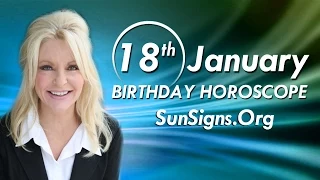 January 18 Zodiac Horoscope Birthday Personality - Capricorn - Part 1