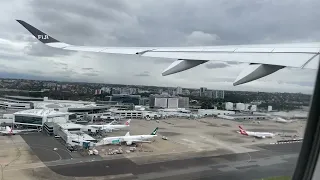 Fiji Airways Airbus A350-900 Takeoff from Sydney Airport (SYD)