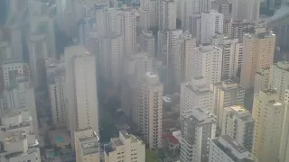 Landing in Congonhas Airport, Sao Paulo. Brazil