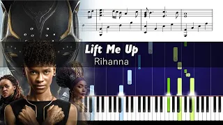 Rihanna - Lift Me Up (Black Panther: Wakanda Forever) - Piano Tutorial
