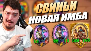 Свинобразы Короли Нового Патча ?? Hearthstone Поля Сражений