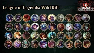 League Of Legends Wild Rift All Champions And Skin