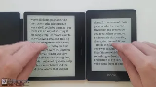 Kindle Paperwhite 4 vs Kindle Oasis 2 Comparison Review