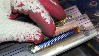 Connection between tungsten length and weld bead . In TIG welding Walking The Cup technique