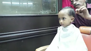 Ryan's First Haircut at Barbershop | BABY'S FIRST HAIRCUT | Ryan V Sijo