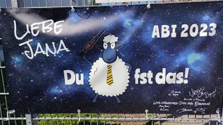 ABI-Plakate an der Weibelfeldschule 2023