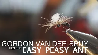 Step-by-step fly tying: Easy Peasy Ant by Gordon van der Spuy