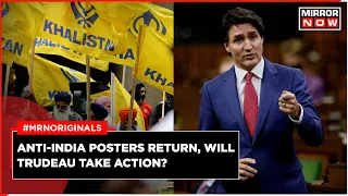 India Canada News | 2 Days After Removal, Assassination Posters Back At Surrey Gurudwara | Trudeau