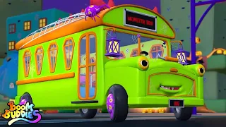 Хеллоуинские колеса в автобусе + Жуткий стишки и страшные песенки для детей