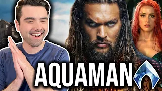 AQUAMAN (2018) MOVIE REACTION FIRST TIME WATCHING!