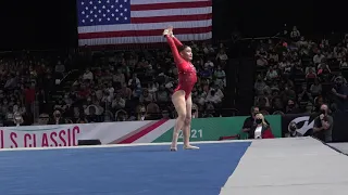 Ciena Alipio - Floor Exercise - 2021 GK U.S. Classic - Senior Competition