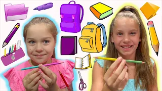 Kupujemo školski pribor u JEDNOJ BOJI - Challenge! Back To School!