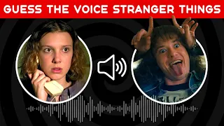Guess The Stranger Things Characters By Their Voice 🗣 Stranger Things Voice Quiz