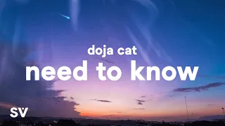 Doja Cat - Need To Know (Lyrics) "you're exciting boy come find me"