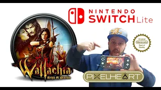 WALLACHIA REIGN OF DRACULA GAMEPLAY ON NINTENDO SWITCH LITE RARE PIXELHEART GAME