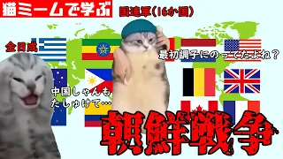 猫ミームで学ぶ朝鮮戦争 #猫マニ #猫ミーム