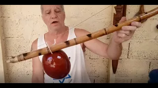 COMO FAZER BERIMBAU DE BAMBU - HOW TO MAKE BAMBOO BERIMBAU - ENSINADO POR ME.PEIXE