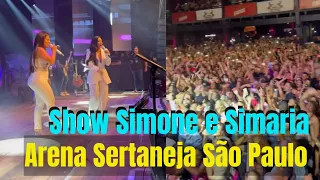 Simone e Simaria na arena sertaneja - show simone e simaria em São Paulo na arena sertaneja