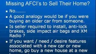 Houston Home Inspector Explains AFCI .wmv