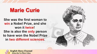 Learn English Through Story, Marie Curie A Scientist Who Changed the World.