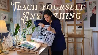 Teach yourself Anything 🧙🏻 Building a PC, Watercolor Painting & Museum Visit ⭐ Cozy Art Vlog