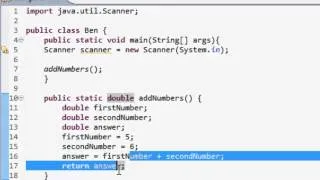 Java Programming Tutorial: Episode 4 *Methods*