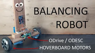 Balancing robot 🤖🔋 | hoverboard + ODrive/ODESC