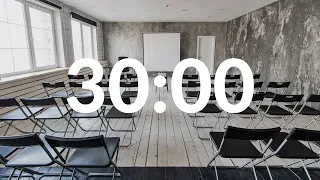📝School Exams Ambience 📚30 min Ambient Exam Hall Sounds Timer - 30 min of the real exam room sound!