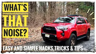 TOYOTA 4runner - What’s that noise? Save Thousands - Fixes • Tricks • Tips • Hacks