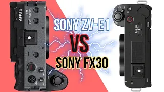 Sony ZV-E1 vs Sony FX30: Which Camera is a Better Bang for Your Buck?