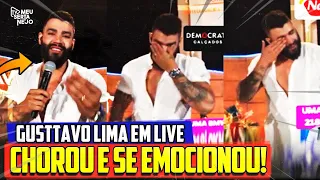 EM LIVE GUSTTAVO LIMA CHORA MUITO e se EMOCIONA ao lembrar de sua MÃE!