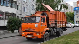 Мусоровоз МКМ-4605 (МК 4453-05) на шасси КамАЗ-53605-62 (Х 051 УС 22) / KAMAZ garbage truck.