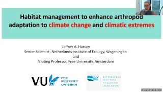 Habitat management to enhance arthropod adaptation to climate change and climatic extremes