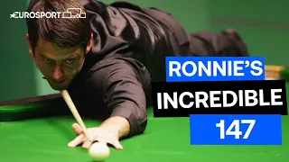 Incredible Scenes At 2008 World Championship As Ronnie Gets A Stunning 147 Break | Eurosport Snooker