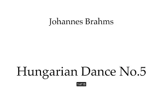 Hungarian Dance No.5 Piano Trio