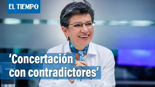 Claudia López defiende concertación con contradictores y el gobierno nacional | El Tiempo