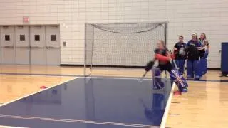 Field Hockey Goalie Drill Footwork and Repositioning