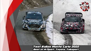 Best of Test Rallye Monte Carlo 2022 - M-Sport,Toyota,Toksport [Flat out, snow & ice] - Aa26 Racing