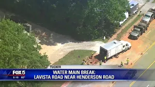 Water main break on Lavista near Henderson