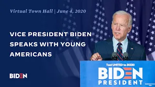 Join Vice President Biden for A Town Hall with Young Americans | Joe Biden For President