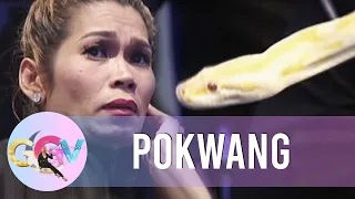 Pokwang faces her fear of snakes | GGV