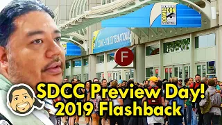 SDCC Preview Day Flashback 2019 San Diego Comic-Con | MOTU | Transformers | Toy Hunt -Mega Jay Retro