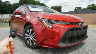 2020 Toyota Corolla LE Hybrid: Start Up, Walkaround, Test Drive and Review