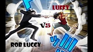 ONE PIECE (AMV) Luffy vs Rob Luccy "BILLY IDOL - REBEL YELL" (PRIMERA PELEA COMPLETA)