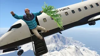 GTA 5 Epic Plane Crash | Ragdoll vol.17 (Euphoria physics)