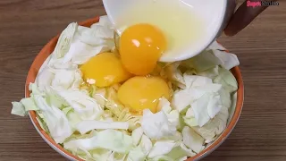 I ADDED EGGS TO THE CABBAGE, SEE HOW DILICIOUS IT GOT.