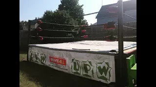 BUILDING A WRESTLING RING IN MY BACKYARD